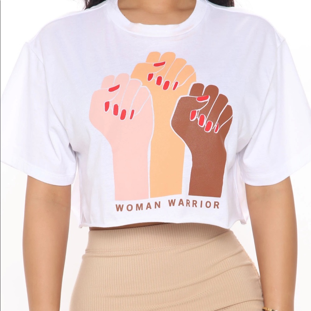 Woman Warrior Crop Top